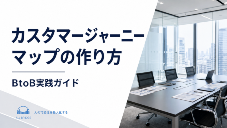 カスタマージャーニーマップの作り方｜BtoB実践ガイド
