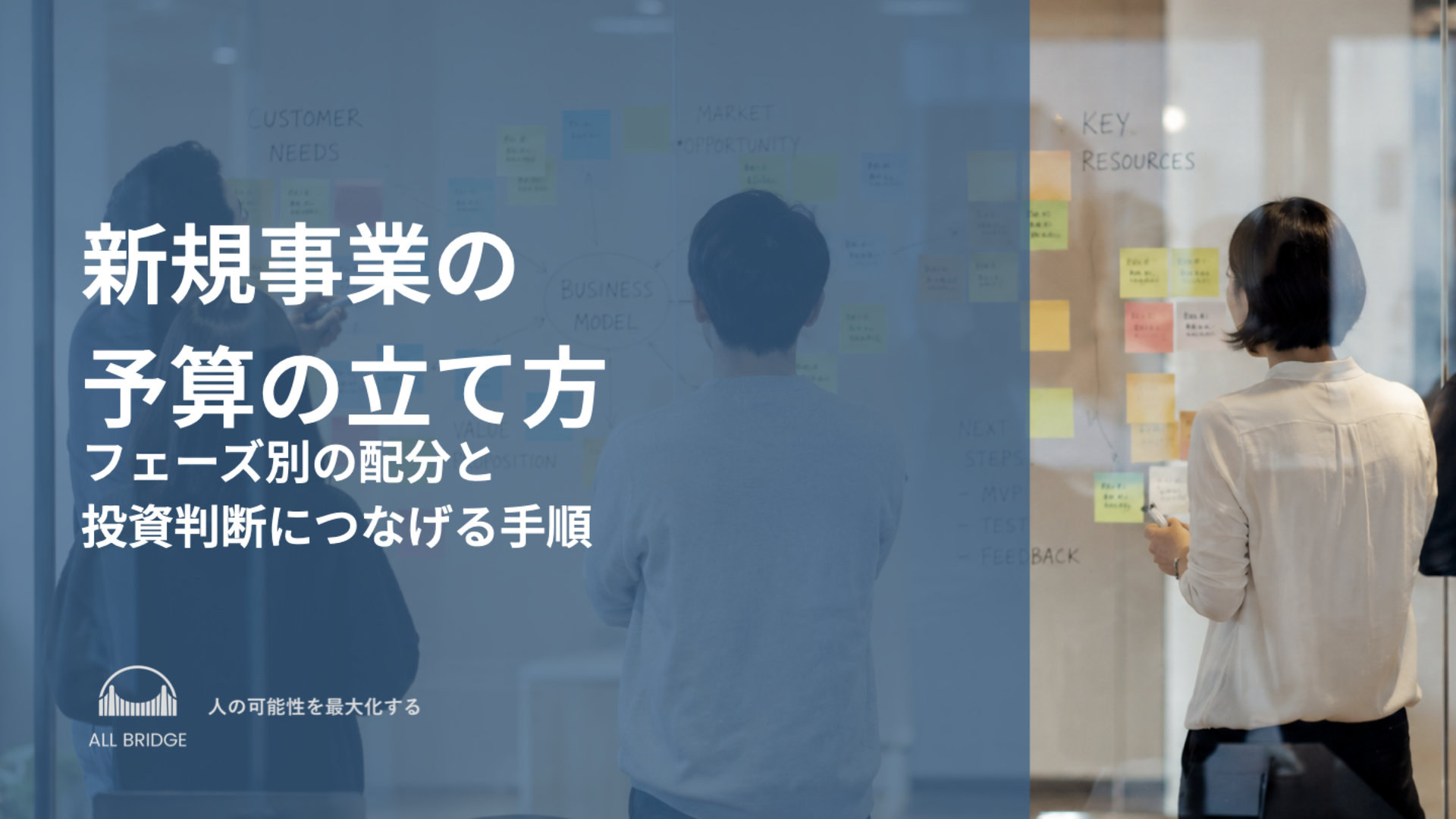 新規事業の予算の立て方｜フェーズ別の配分と投資判断につなげる手順