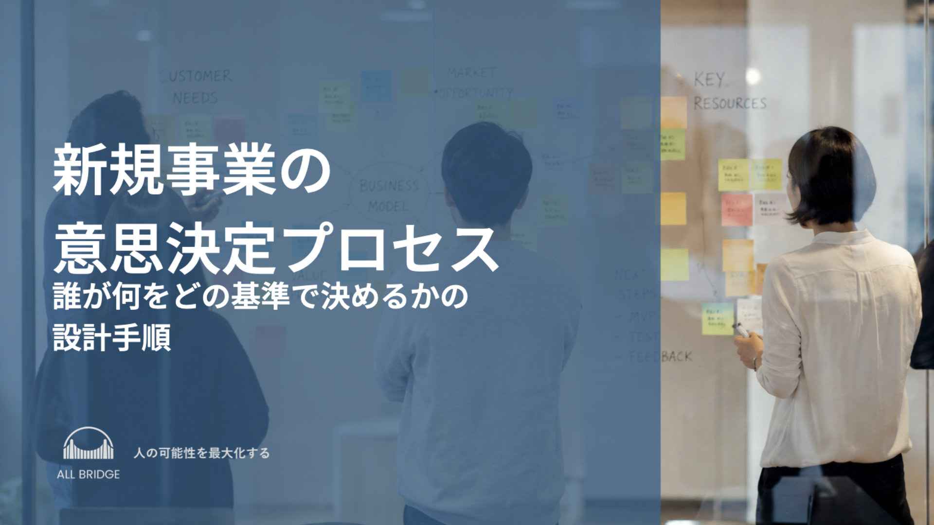 新規事業の意思決定プロセス｜誰が何をどの基準で決めるかの設計手順