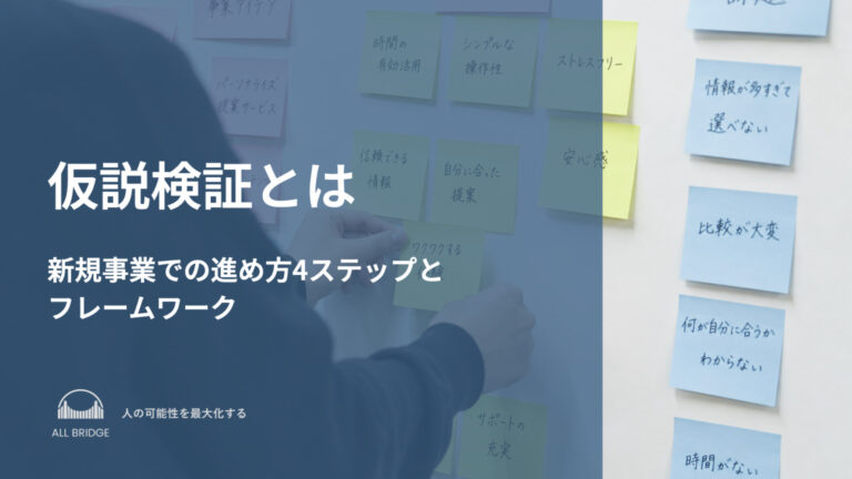 仮説検証とは｜新規事業での進め方4ステップとフレームワーク