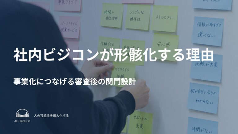 社内ビジコンが形骸化する理由｜事業化につなげる審査後の関門設計